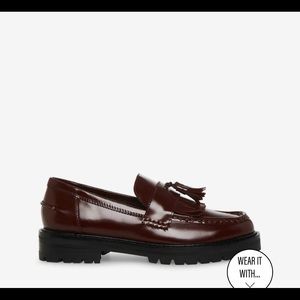 Steve Madden Minka Loafer Burgundy 8